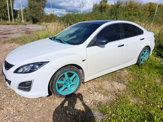 2012 Mazda 6 II (GH) Рестайлинг, белый, 950000 рублей, вид 3