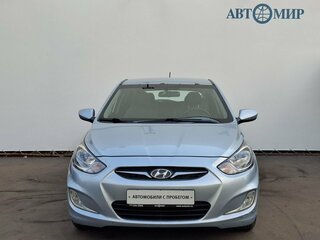 2012 Hyundai Solaris I, голубой, 535000 рублей, вид 2