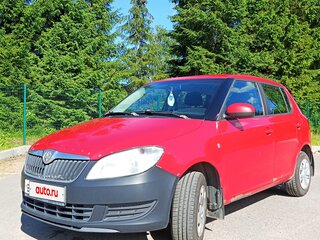 2013 Skoda Fabia II Рестайлинг, красный, 349000 рублей, вид 1