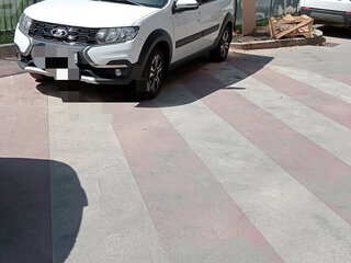 2021 Lada (ВАЗ) Largus Cross I Рестайлинг, белый, 1150000 рублей, вид 2