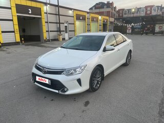 2015 Toyota Camry US Market VII (XV50) Рестайлинг, белый, 2150000 рублей, вид 1