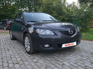 2007 Mazda 3 I (BK) Рестайлинг, чёрный, 520000 рублей, вид 2