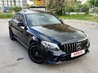 2019 Mercedes-Benz C-Класс 200 IV (W205) Рестайлинг, чёрный, 3500000 рублей, вид 4