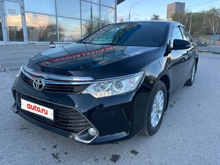 2015 Toyota Camry VII (XV50) Рестайлинг, чёрный, 2100000 рублей, вид 1