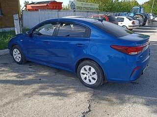 2017 Kia Rio IV, синий, 1200000 рублей, вид 4
