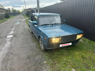 2007 Lada (ВАЗ) 2107, голубой, 85000 рублей, вид 2