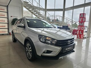 2020 Lada (ВАЗ) Vesta SW Cross I, серебристый, 1289000 рублей, вид 3