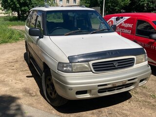 1996 Mazda MPV I (LV), белый, 170000 рублей, вид 2