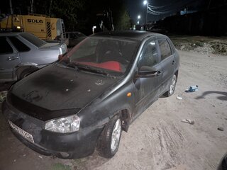 2006 Lada (ВАЗ) Kalina I, чёрный, 60000 рублей, вид 2
