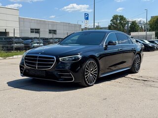2021 Mercedes-Benz S-Класс 450 Long 4MATIC VII (W223), чёрный, 9600000 рублей, вид 1