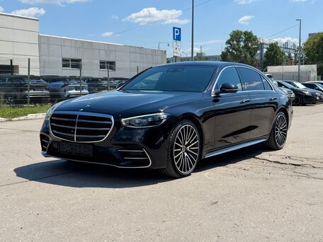 2021 Mercedes-Benz S-Класс 450 Long 4MATIC VII (W223), чёрный, 10500000 рублей, вид 1