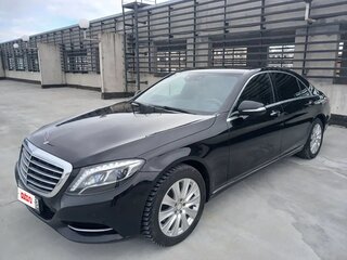 2016 Mercedes-Benz S-Класс 350 CDI BlueTEC Long 9G-TRONIC VI (W222, C217), чёрный, 3500000 рублей, вид 1
