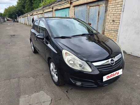 2008 Opel Corsa D, чёрный, 450000 рублей, вид 3