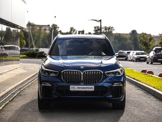2019 BMW X5 M50d IV (G05/G18), синий, 5549000 рублей, вид 4