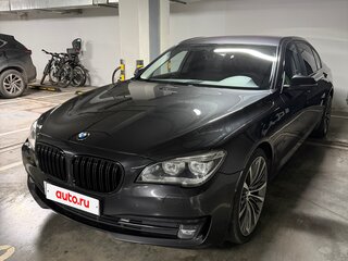 2013 BMW 7 серии Long 750Li xDrive V (F01/F02/F04) Рестайлинг, чёрный, 1790000 рублей, вид 2