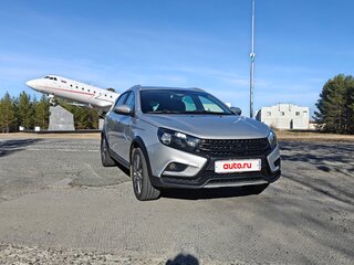 2018 Lada (ВАЗ) Vesta SW Cross I, серебристый, 970000 рублей, вид 1