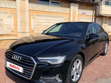 2021 Audi A6 45 TFSI V (C8), чёрный, 4850000 рублей, вид 2
