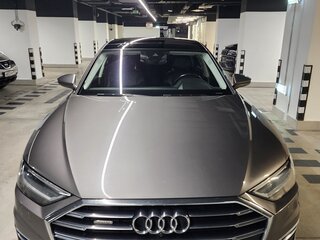 2019 Audi A8 55 TFSI IV (D5), серый, 3850000 рублей, вид 1