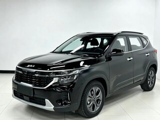 2023 Kia Seltos I Рестайлинг, чёрный, 1520000 рублей, вид 2