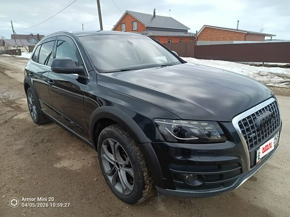 2009 Audi Q5 I (8R), чёрный, 1300000 рублей - вид 2