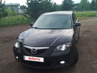 2007 Mazda 3 I (BK) Рестайлинг, чёрный, 500000 рублей, вид 1
