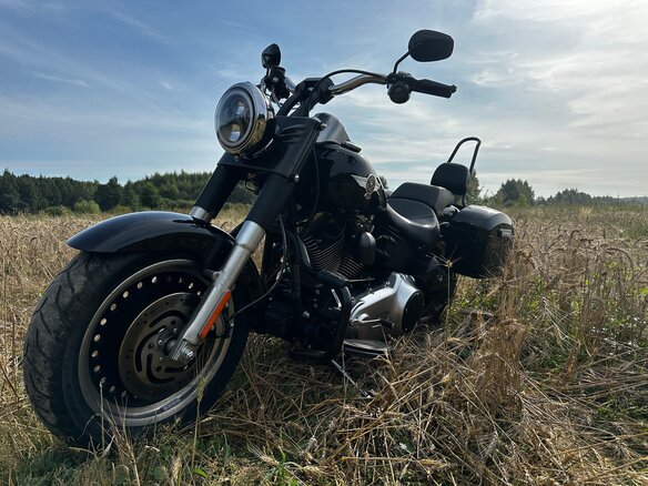 2010 Harley-Davidson Fat Boy, чёрный, 999000 рублей - вид 12