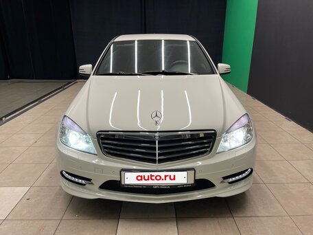 2010 Mercedes-Benz C-Класс 180 BlueEFFICIENCY III (W204), белый, 1150000 рублей, вид 2