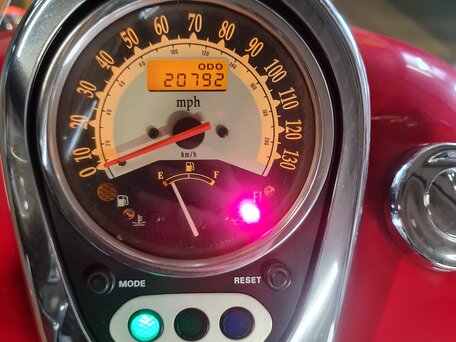 2008 Kawasaki VN900 Vulcan, красный, 455000 рублей, вид 2