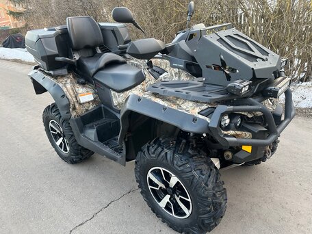 2013 BRP Can-Am Outlander MAX 650, зелёный, 1000000 рублей, вид 2