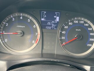 2016 Hyundai Solaris I Рестайлинг, синий, 540000 рублей, вид 4