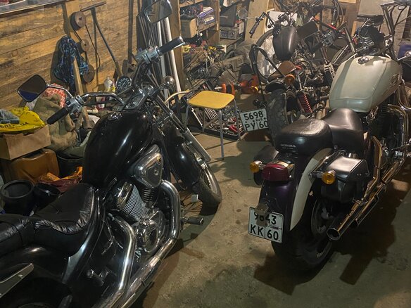 1992 Honda Steed 400, чёрный, 260000 рублей - вид 8