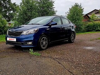 2016 Kia Rio III Рестайлинг, синий, 860000 рублей, вид 1