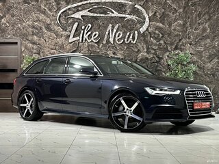 2017 Audi A6 IV (C7) Рестайлинг, синий, 3098000 рублей, вид 2