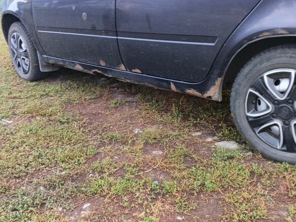 2007 Lada (ВАЗ) Kalina I, синий, 115000 рублей - вид 4