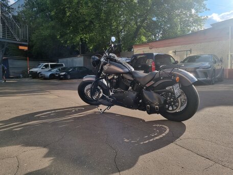 2014 Harley-Davidson Softail Slim, серый, 1300000 рублей, вид 5