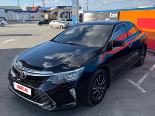 2017 Toyota Camry VII (XV50) Рестайлинг 2, чёрный, 2200000 рублей, вид 4