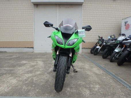 2009 Kawasaki ZX-6R Ninja, зелёный, 725000 рублей, вид 4