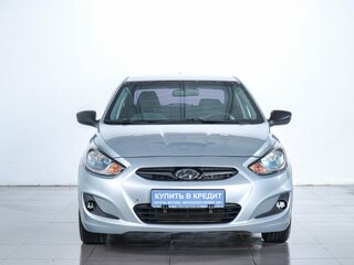 2014 Hyundai Solaris I Рестайлинг, голубой, 989000 рублей, вид 3