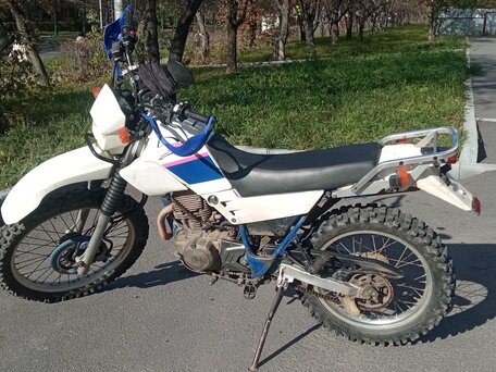 1995 Yamaha XT225 Serow, белый, 170000 рублей, вид 1