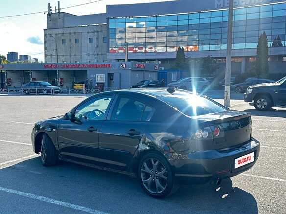 2008 Mazda 3 5-speed I (BK) Рестайлинг, чёрный, 480000 рублей - вид 3