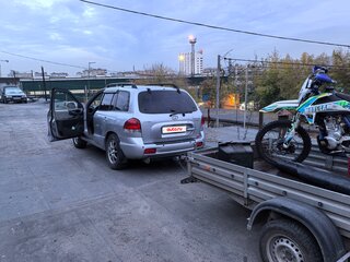 2007 Hyundai Santa Fe Classic Classic, серебристый, 860000 рублей, вид 4