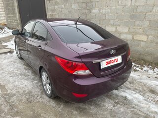 2011 Hyundai Solaris I, фиолетовый, 600000 рублей, вид 2