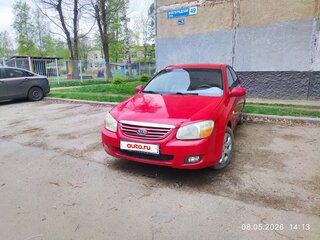 2007 Kia Cerato I Рестайлинг, красный, 240000 рублей, вид 2