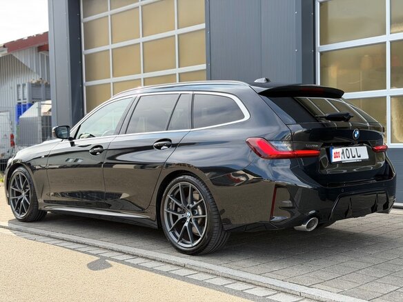 2023 BMW 3 серии 330d VII (G2x) Рестайлинг, чёрный - вид 4