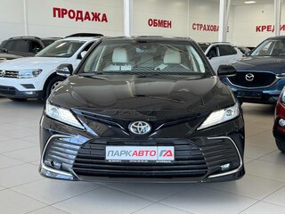 2021 Toyota Camry VIII (XV70) Рестайлинг, чёрный, 3600000 рублей, вид 2