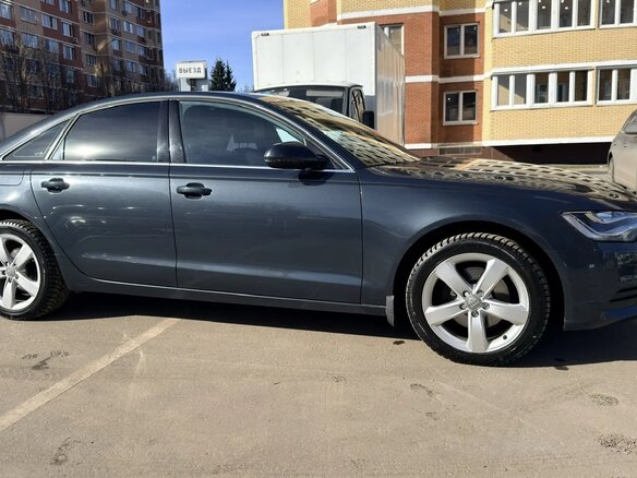 2014 Audi A6 IV (C7), синий, 2300000 рублей - вид 8
