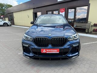 2021 BMW X6 40i III (G06), синий, 7400000 рублей, вид 2