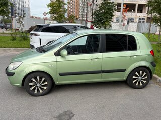 2007 Hyundai Getz I Рестайлинг, зелёный, 550000 рублей, вид 3