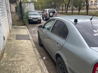 2002 Skoda Octavia I (A4) Рестайлинг, голубой, 190000 рублей, вид 5