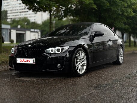 2007 BMW 3 серии 335i V (E90/E91/E92/E93), чёрный, 1530000 рублей, вид 2